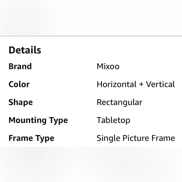 4x6 Rustic Wood Photo Frame - 2 Pack - (Horizontal + Vertical) - NWT NIB - Picture 7 of 7